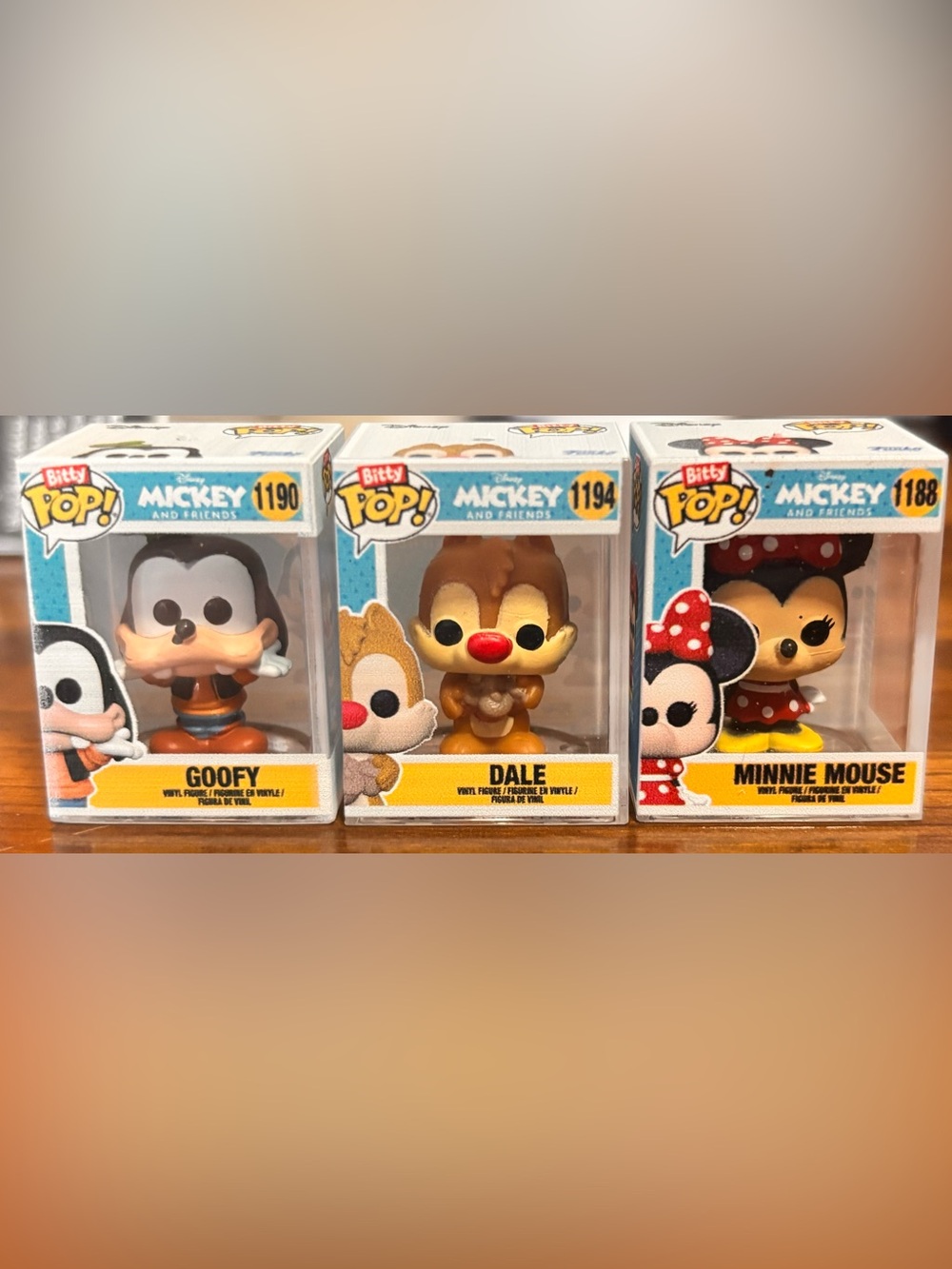 Funko Bitty Pop Mickey Collection: Goofy, Minnie and Dale